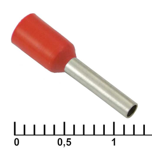 Изображение Наконечник на кабель DN01008 red (1.4x8mm)