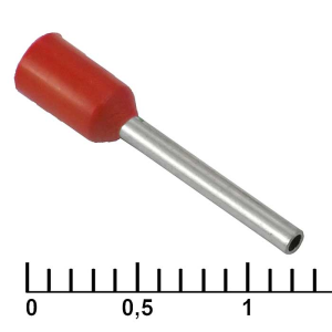 Изображение Наконечник на кабель DN00510 red (1x10mm)