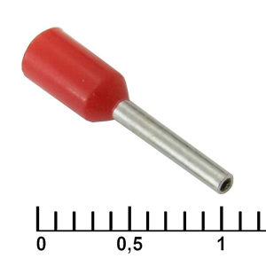 Изображение Наконечник на кабель DN00508 red (1x8mm)