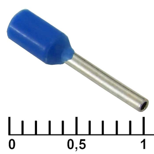 Изображение Наконечник на кабель DN00308 blue (0.8x8mm)