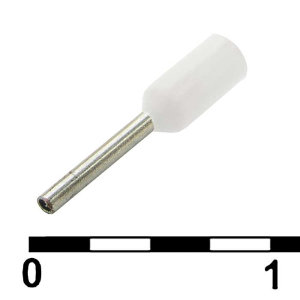 Изображение Наконечник на кабель DN00206 white (0.75x6mm)