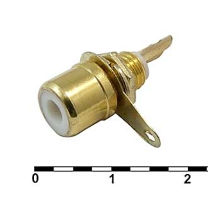 Изображение Разъём 7-0234W GOLD / RS-115G
