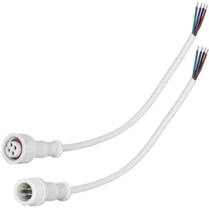 Изображение Герметичный разъем 4pin WP L=40 D=13mm 4*0.3mm2