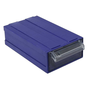 Изображение Складская коробка пластиковая 45x90x164 (ВхШхГ) blue