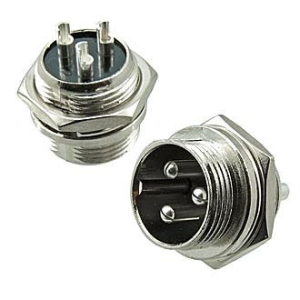 Изображение Разъём цилиндрический малогабаритный GX16 16M-3B