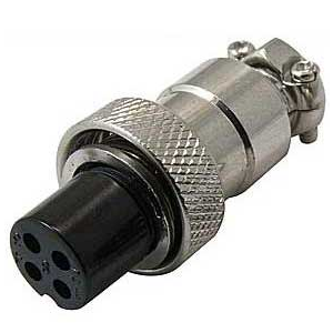 Изображение Разъём цилиндрический малогабаритный GX16 12M-4A