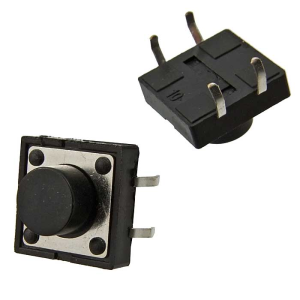 Изображение Тактовая кнопка KAN1211-0751B б/отв 12x12x7 mm