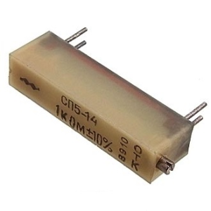 Изображение Резистор переменный СП5-14-1Вт 100R 10%