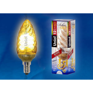 Изображение Лампа энергосберегающая ESL-C21-T12/GOLD/E14