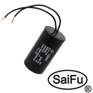 Изображение Пусковой конденсатор CBB60 8uF 450V WIRE (SAIFU)