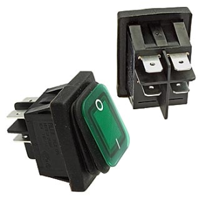 Изображение Клавишный переключатель SB092 IP65 on-off 22x30mm