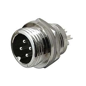 Изображение Разъём KLS15-YL1-12M-4pin / KLS15-225-M12-4-M1