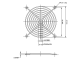 доп. изображение Решетка для вентилятора 120x120mm-1