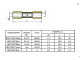 доп. изображение Соединитель роводов встык BHT0.5 HST White-1