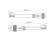 доп. изображение Разъём герметичный 3pin BP*3 L=40 D=13mm 3*0.3mm2-1