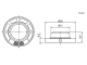 доп. изображение Динамик FR-0002 8ohm 0.25W-1