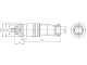 доп. изображение Разъём высокочастотный KLS15-222-M8-4M1-2
