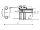 доп. изображение Разъём высокочастотный KLS15-222-M12-4F1-2