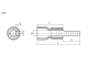 доп. изображение Клемма ножевая изолированная НШПИ 2.5-10-1