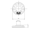 доп. изображение Динамик DXI57N-A 1W 8ohm-1
