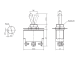 доп. изображение Тумблер KN3(B)-103(A) on-off-on-1