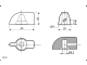 доп. изображение Ручка приборная K7-2 клюв (6mm универсальные)-1