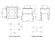 доп. изображение Тактовая кнопка KAN0610-0731B 6x6x7 mm SWT-6-1