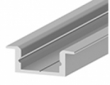 изображение ЛПВ7 — LED алюминиевый профиль врезной 7×16 мм, серебро