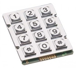 доп. изображение AK-207-N-SSB-WP-MM (3x4 waterproof metal keypad)