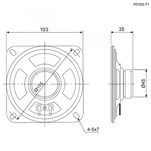 Схема YD103-71 6W 8ohm