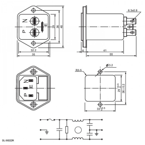 Схема DL-3DZ2R