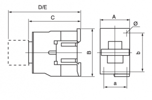 Схема CJX2-3210 32A 220V/AC3 50Гц