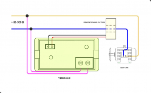Схема YB4835-LED 80-300V 100A