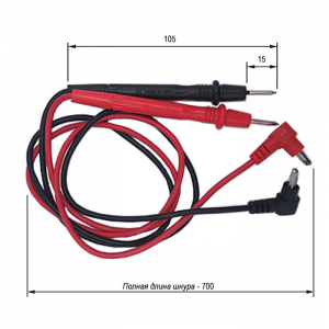 Схема щупы для multimeter DT