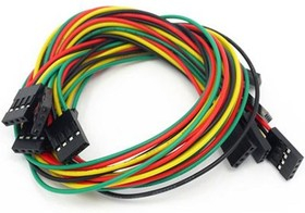 Изображение 4 pin dual-female jumper wire - 300mm (5 PCs pack)
