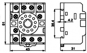 Схема PF113A-E колодка для MK3P