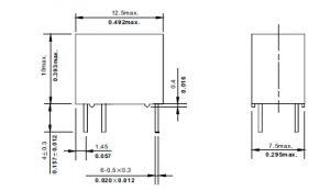 Схема JRC-23F-HS-12VDC FORWARD