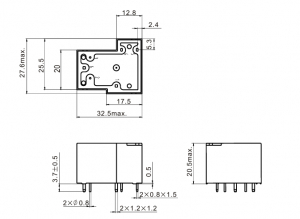 Схема NT90-N-B-E-DC12V-C-B-0.9