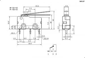 Схема SM5-03P 250v 3a