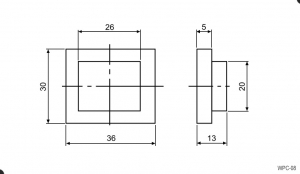 Схема WPC-08 (30X25.5mm)