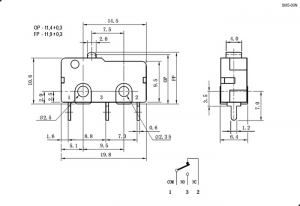 Схема SM5-00N-116 250v 3a