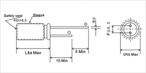 Схема 680uF 35V 10x20 JRС 105C / JRC1V681M05001000200000B