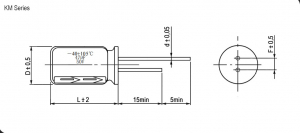 Схема 100 UF 50V 105*C 8*12 (JWCO)