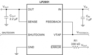 Схема LP2951ACMX SOP8