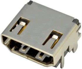 Изображение HDMI 19F / розетка на плату SMT