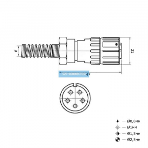 Схема FQ14-5pin TJ-8