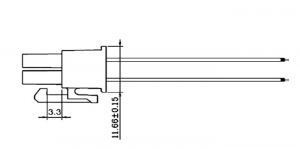 Схема MF-2x1F wire 0,3m AWG20