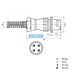 Схема FQ14-4pin ZPJ-8