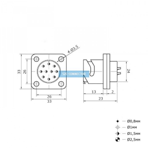 Схема FQ24-10pin ZJ