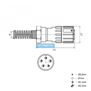 Схема FQ24-6pin TK-12